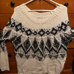XXL soft sweater made of alpaca, acrylic and nylon
